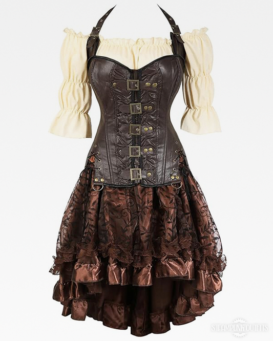 Mittelalter Steampunk Kostüm