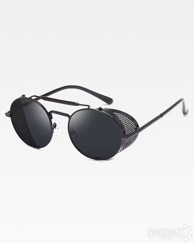 Runde Steampunk Sonnenbrille