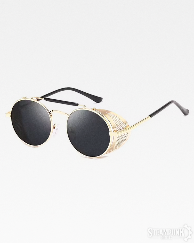 Runde Steampunk Sonnenbrille