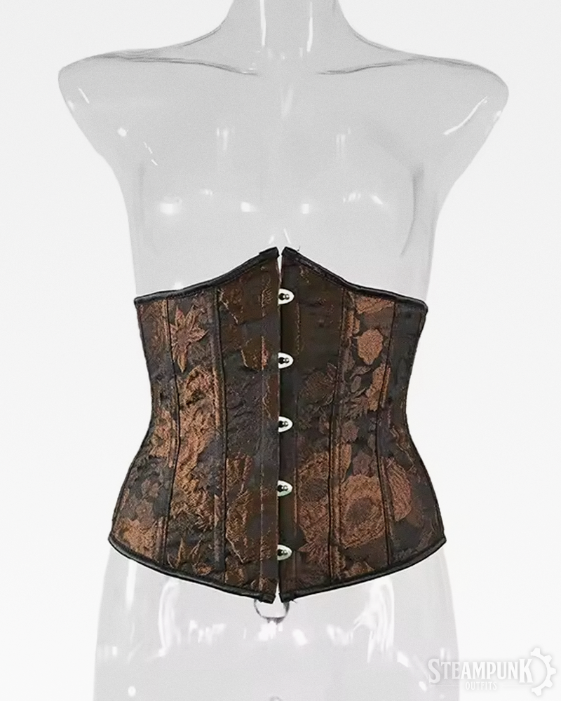 Steampunk Brokat Corsage