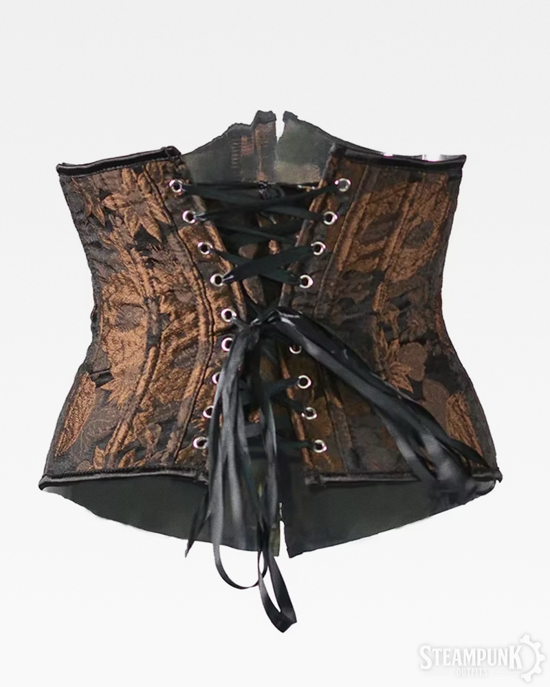 Steampunk Brokat Corsage