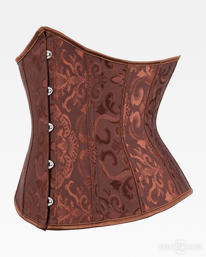 Steampunk Brokat Korsett