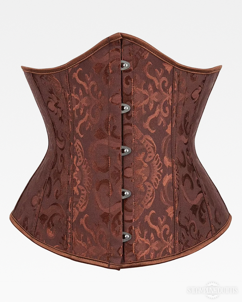 Steampunk Brokat Korsett