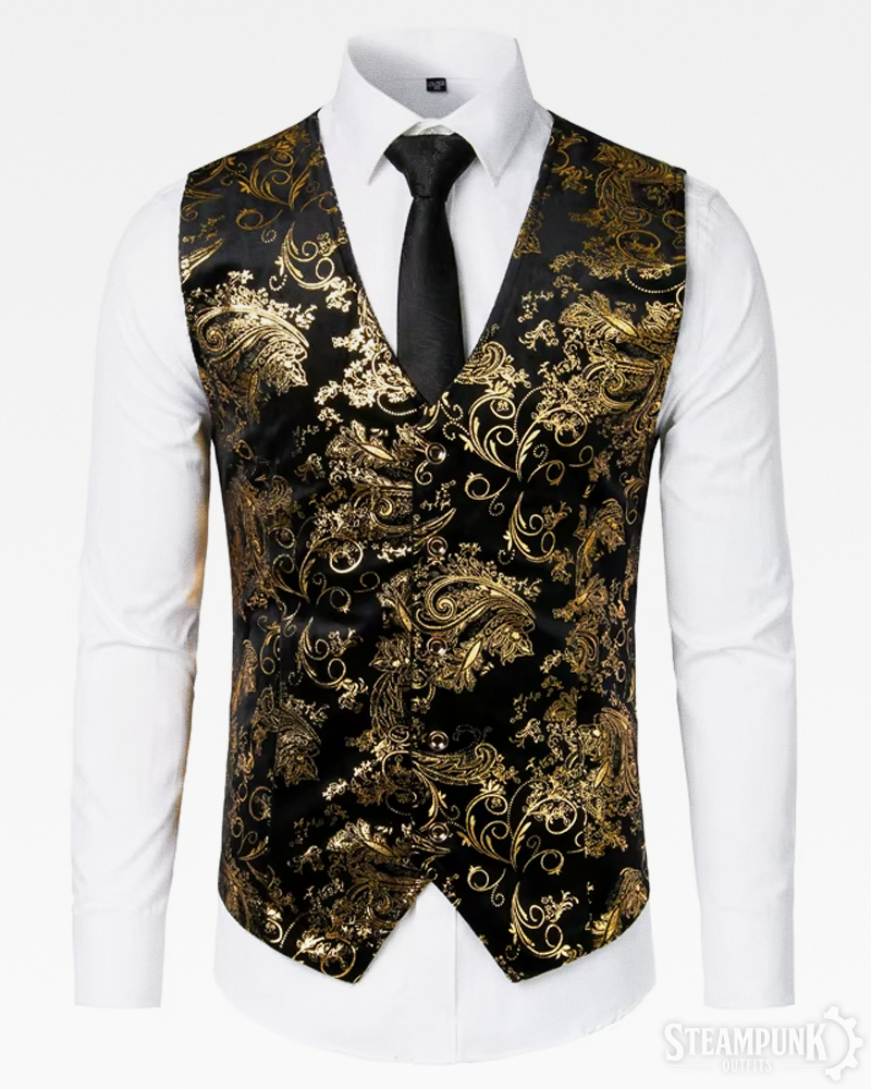 Steampunk Brokat Weste