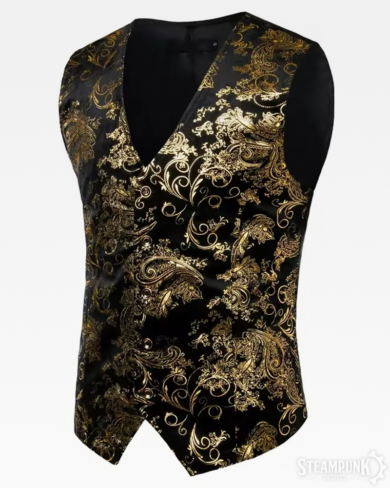 Steampunk Brokat Weste