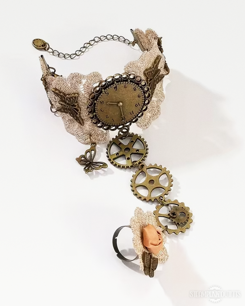 Steampunk Charm Armband