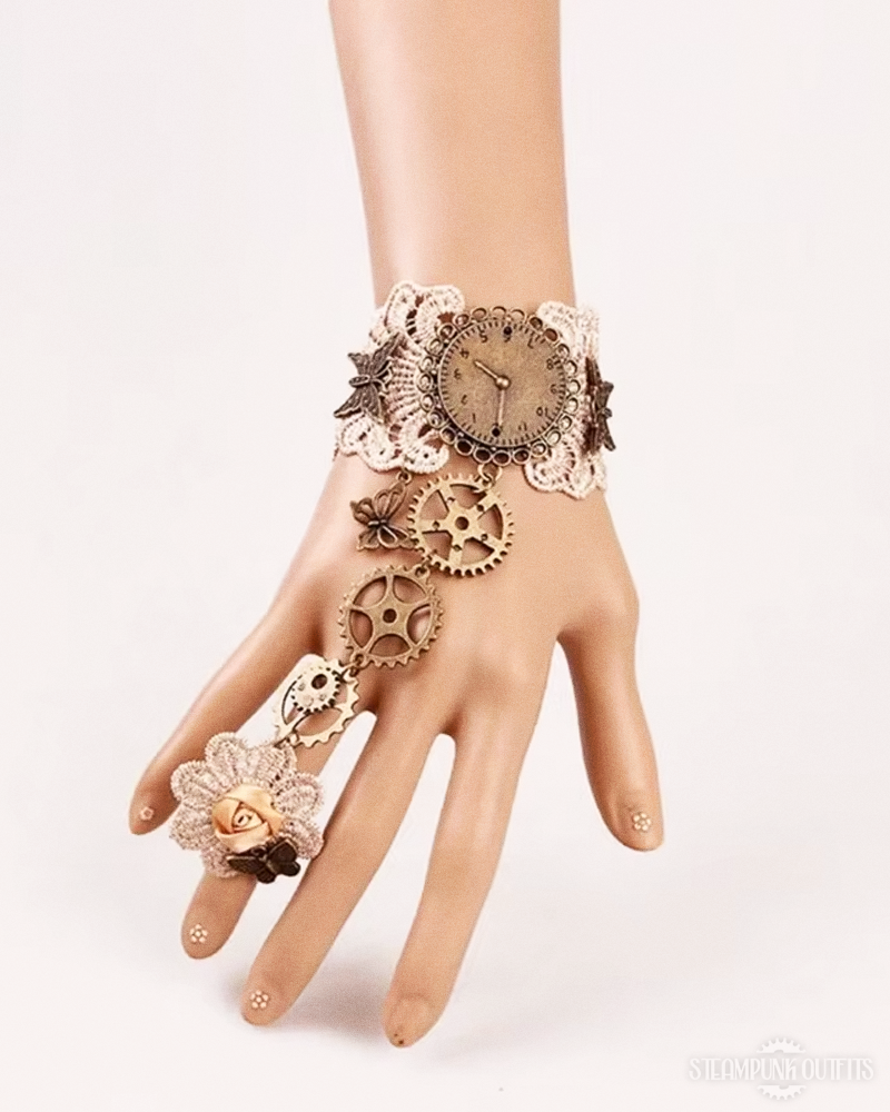 Steampunk Charm Armband