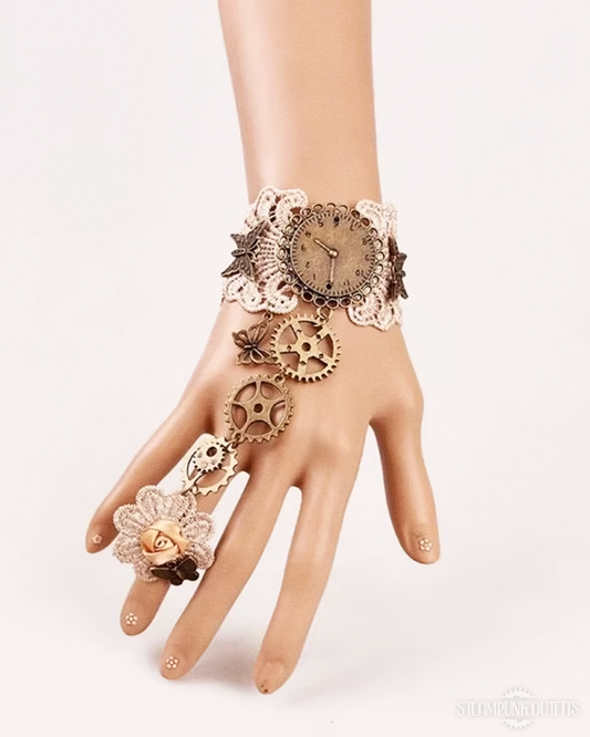 Steampunk Charm Armband