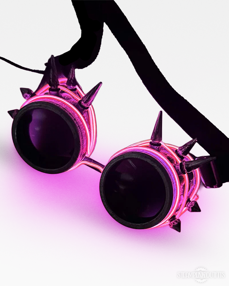 Steampunk Goggles mit LED