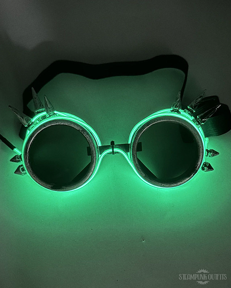 Steampunk Goggles mit LED