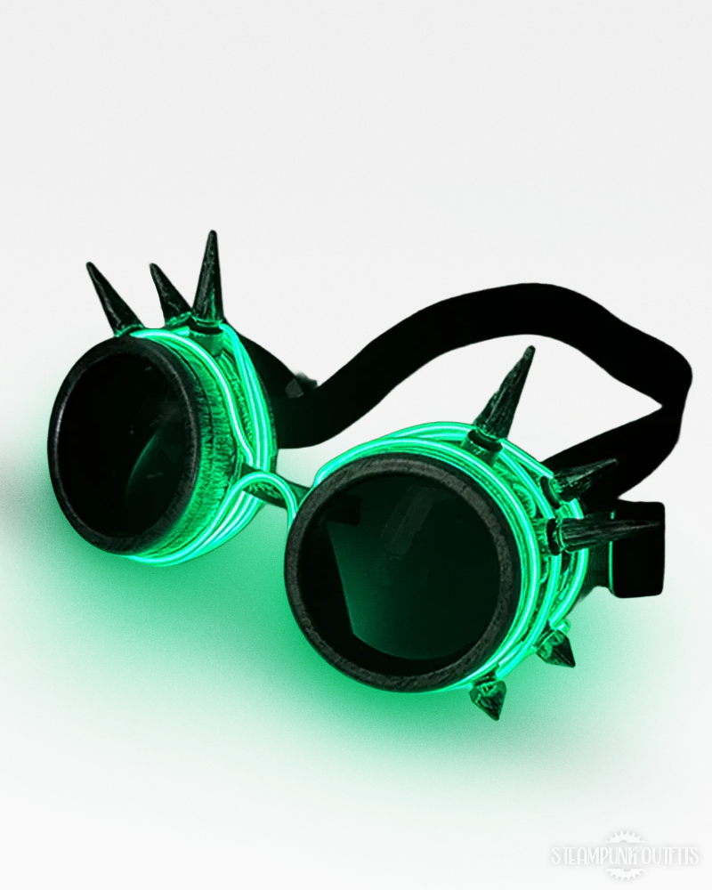 Steampunk Goggles mit LED