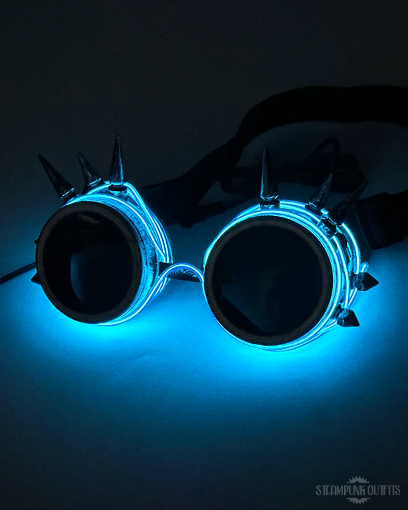 Steampunk Goggles mit LED