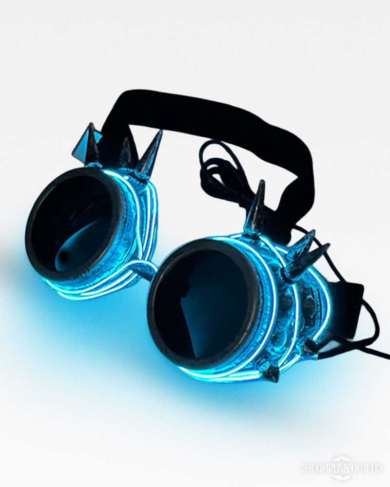 Steampunk Goggles mit LED