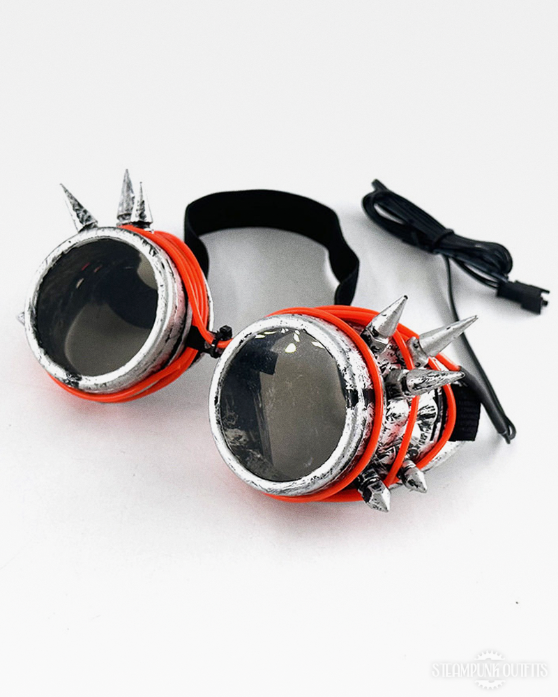 Steampunk Goggles mit LED