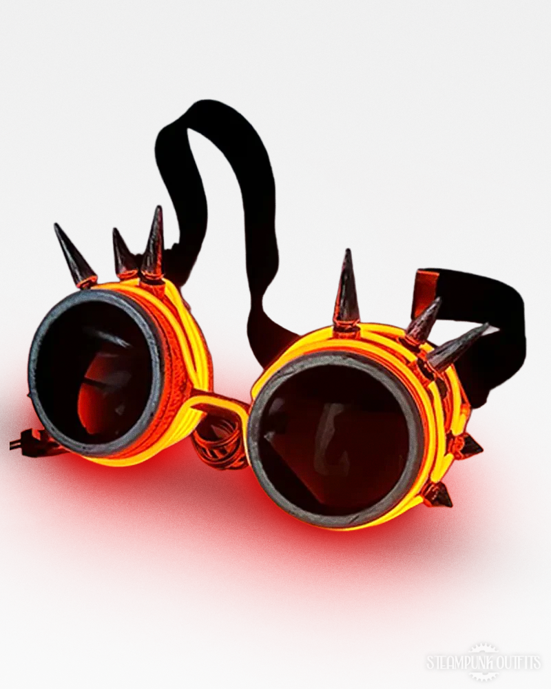 Steampunk Goggles mit LED