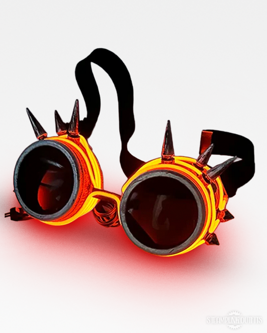 Steampunk Goggles mit LED
