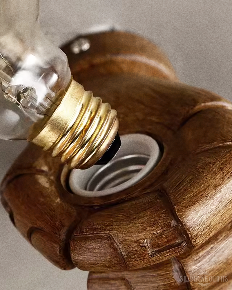 Steampunk Hand Wandleuchte