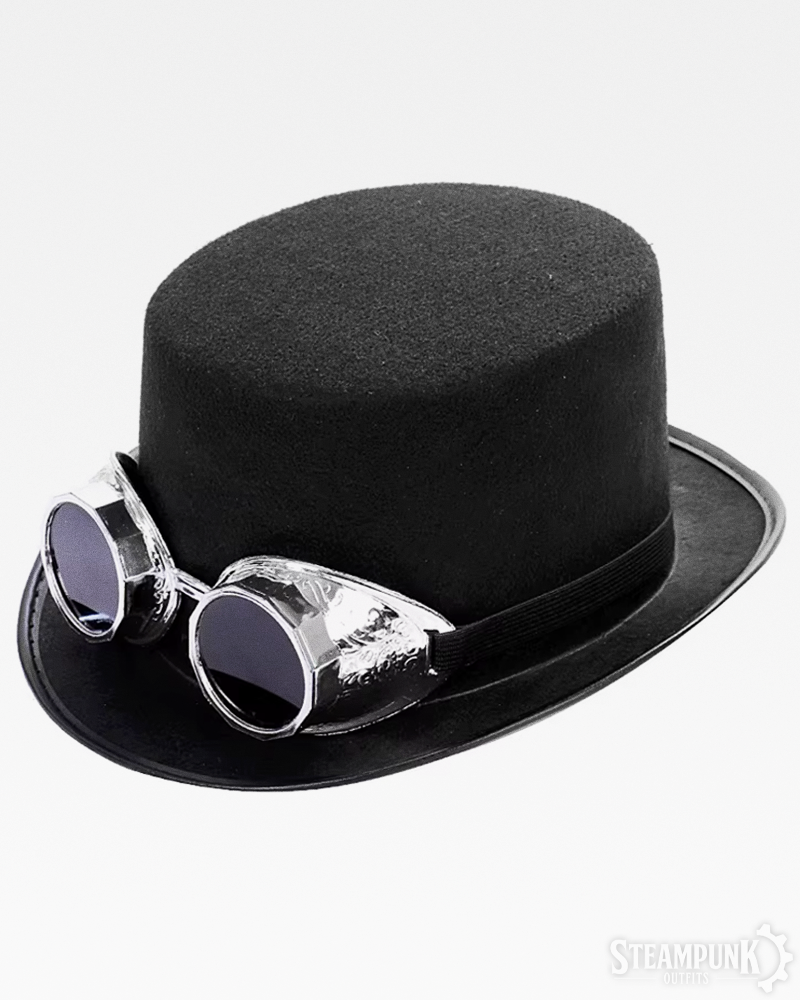 Steampunk Hut mit Brille