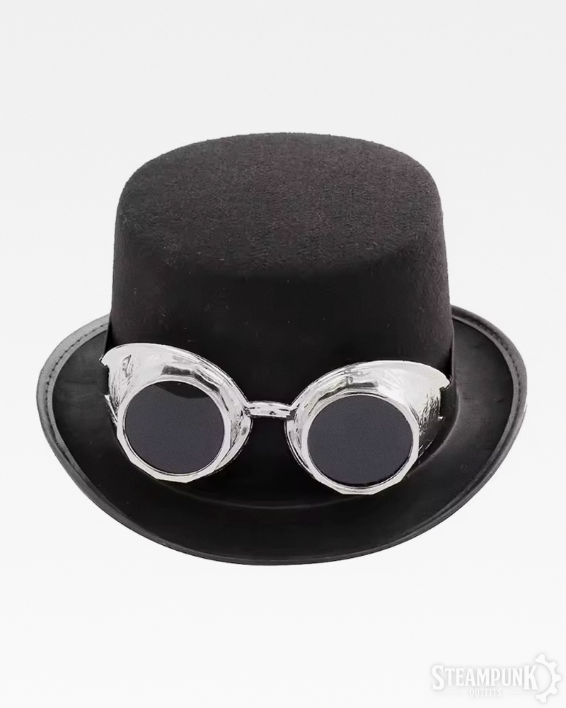 Steampunk Hut mit Brille
