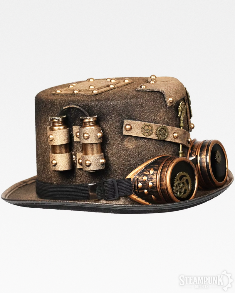 Steampunk Hut mit Goggles
