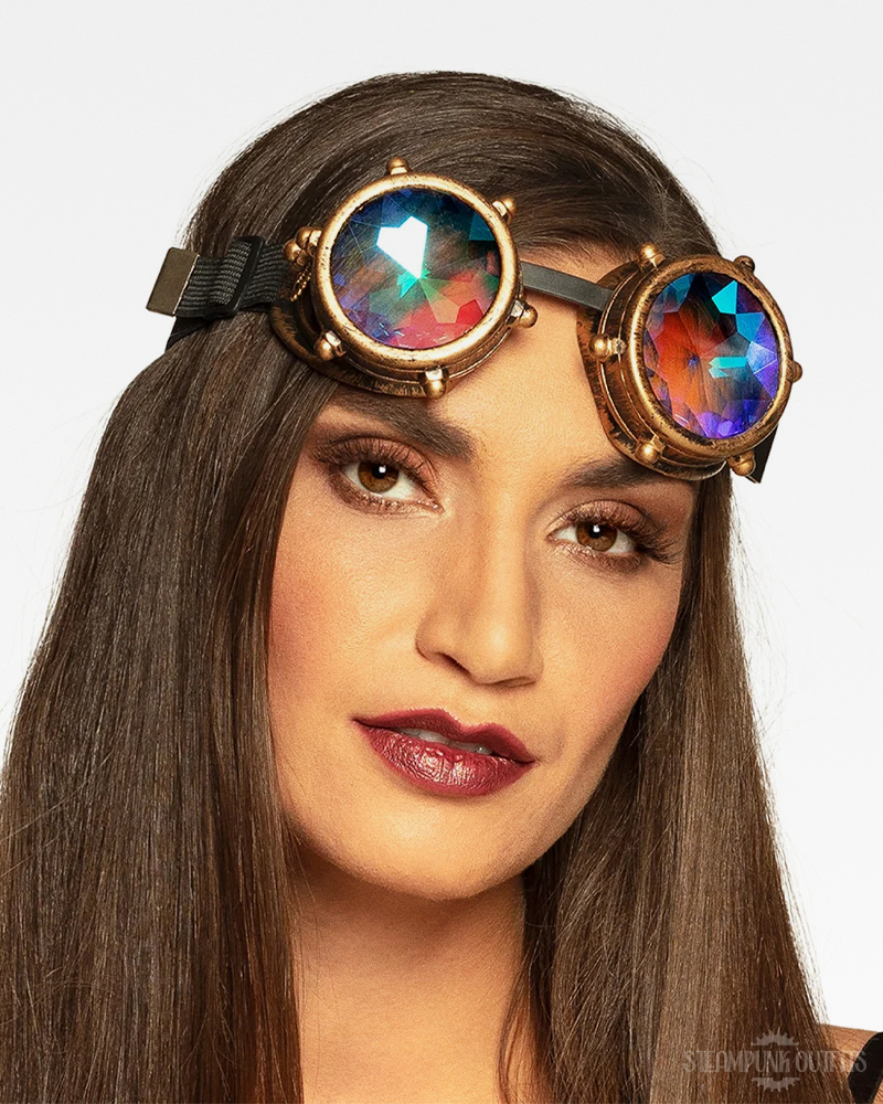 Steampunk Kaleidoskop Schutzbrille