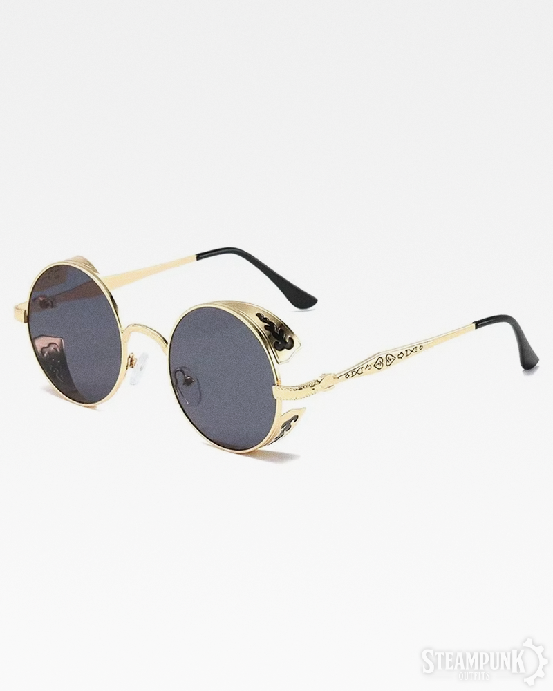 Steampunk Kreis Sonnenbrille