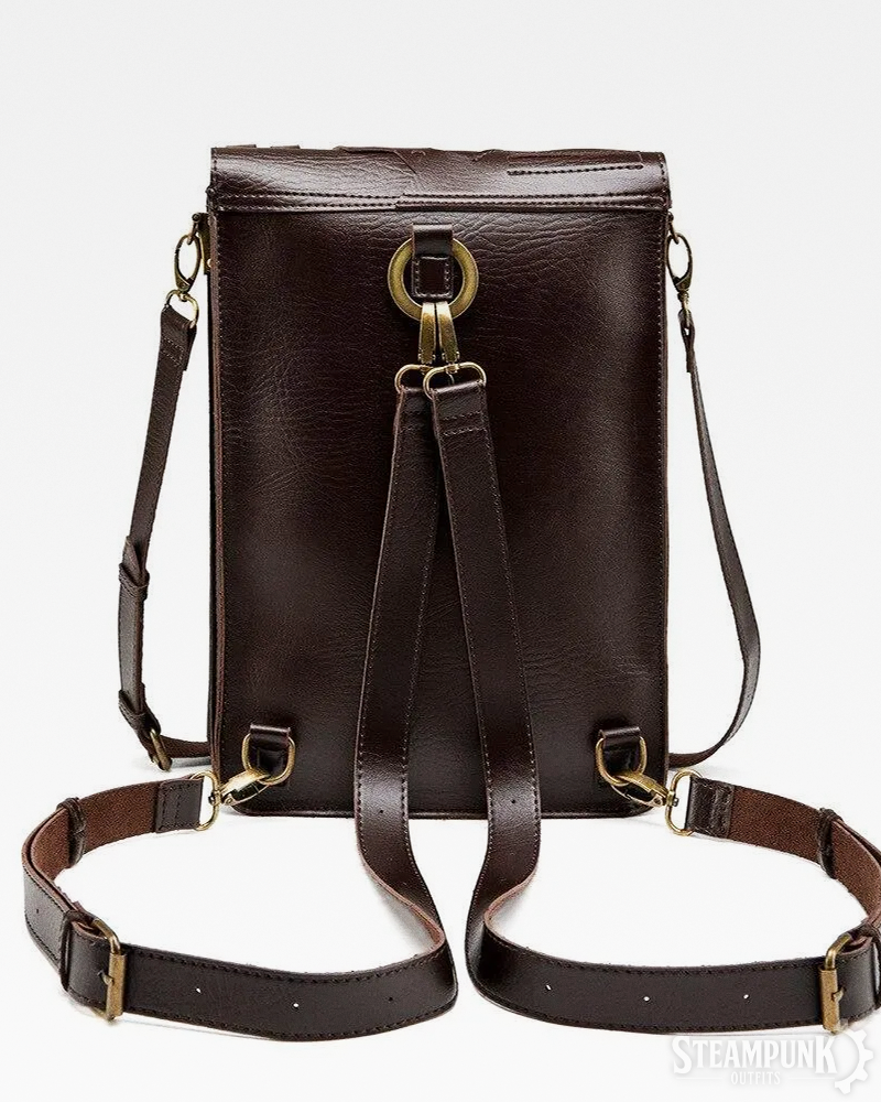 Steampunk Leder Rucksack