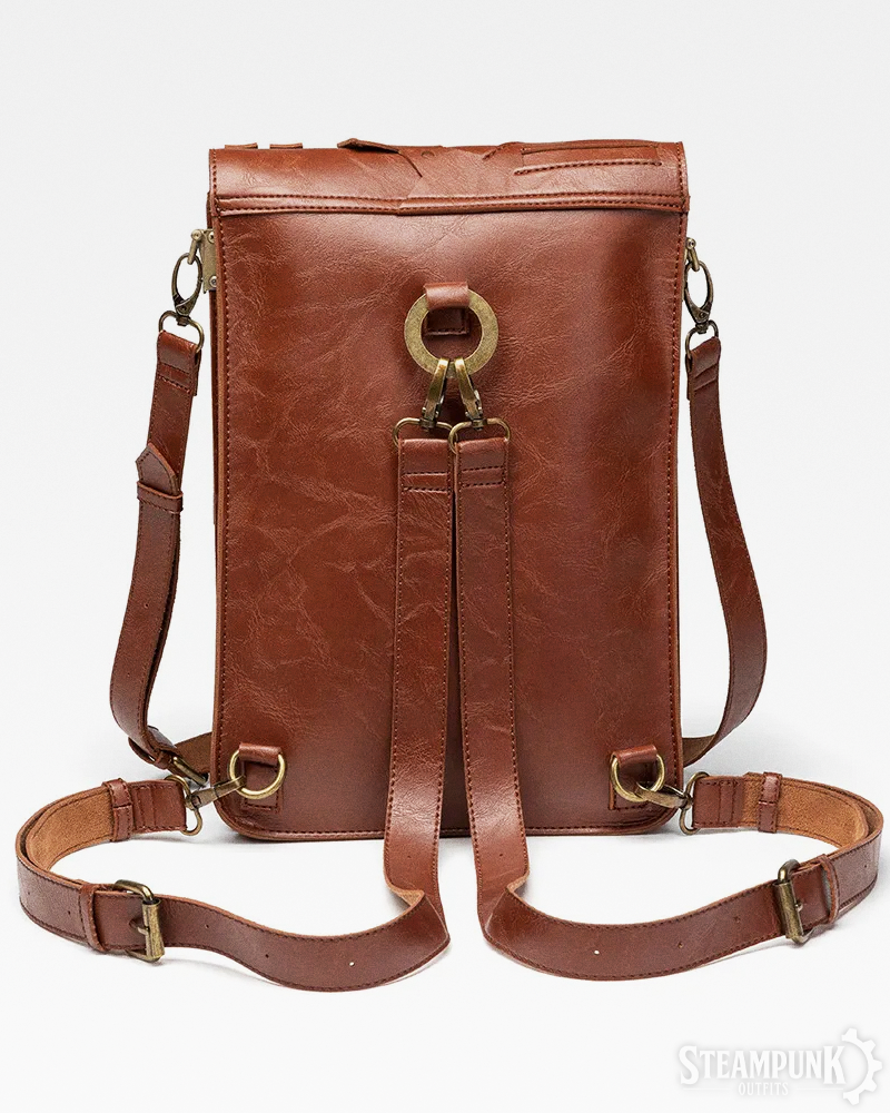 Steampunk Leder Rucksack
