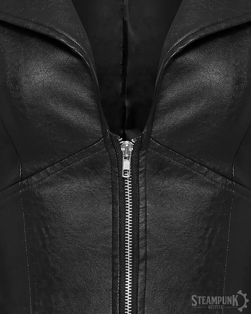 Steampunk Lederjacke
