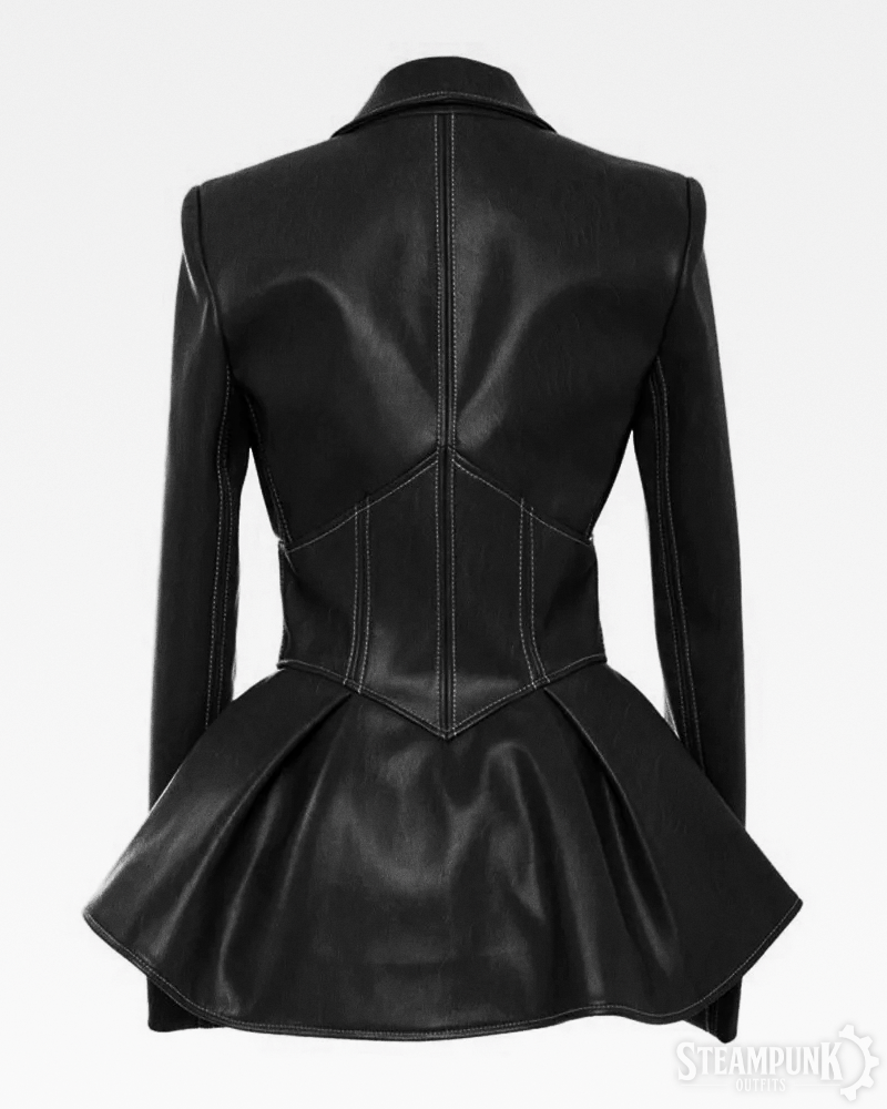 Steampunk Lederjacke