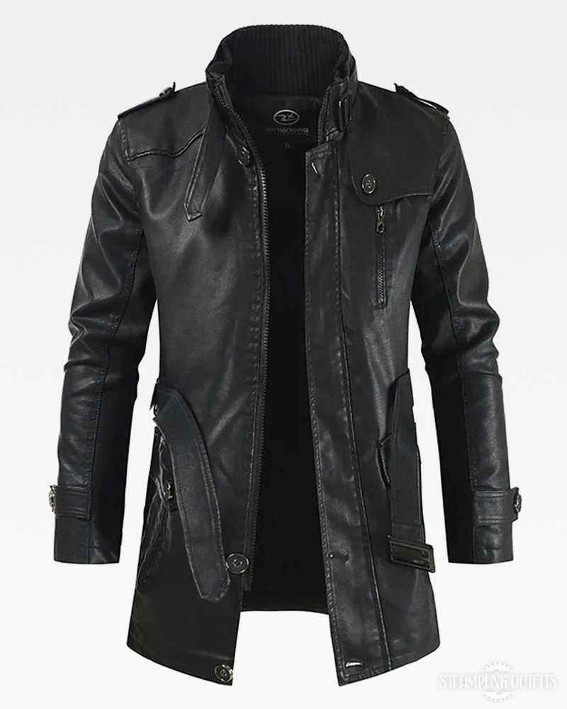 Steampunk Lederjacke für Herren