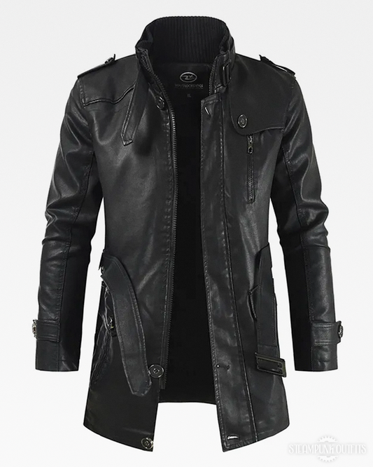 Steampunk Lederjacke für Herren