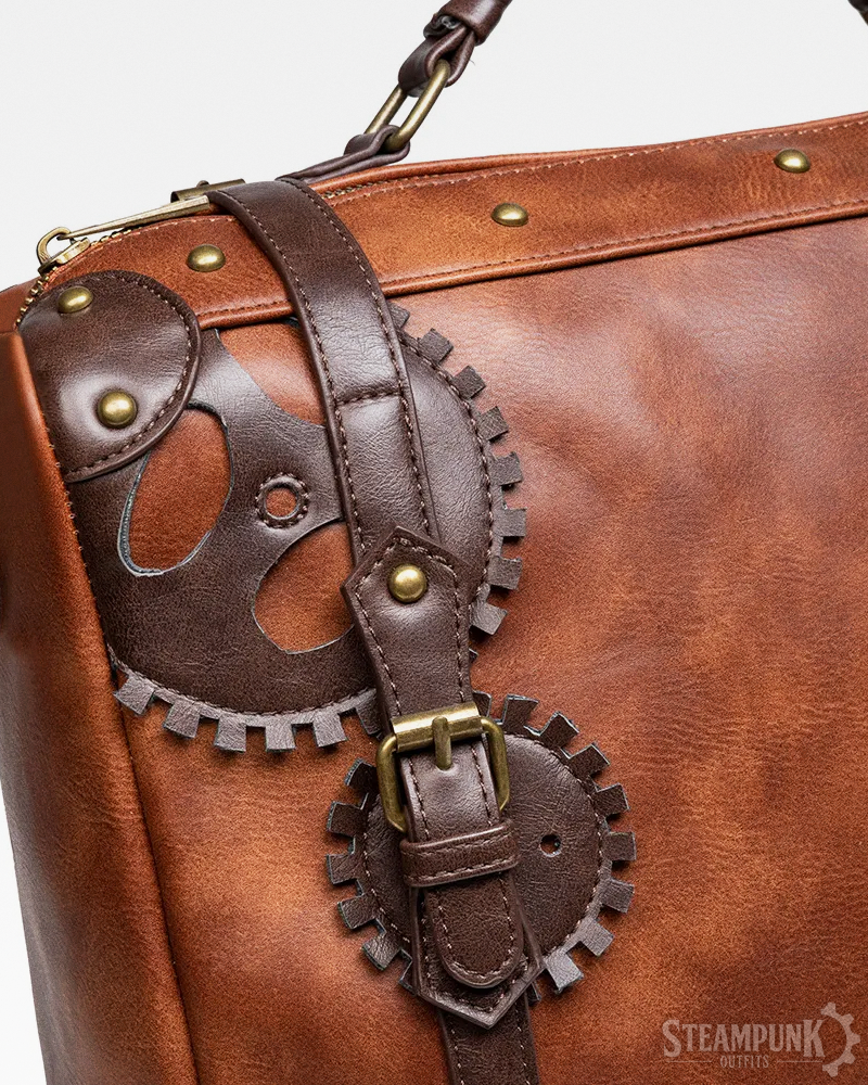 Steampunk Ledertasche
