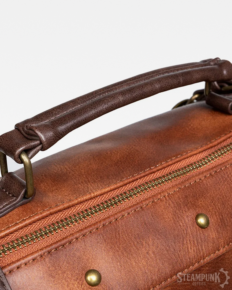 Steampunk Ledertasche