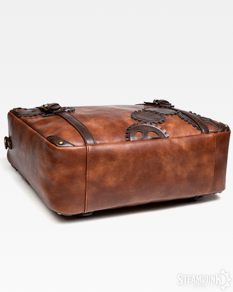 Steampunk Ledertasche