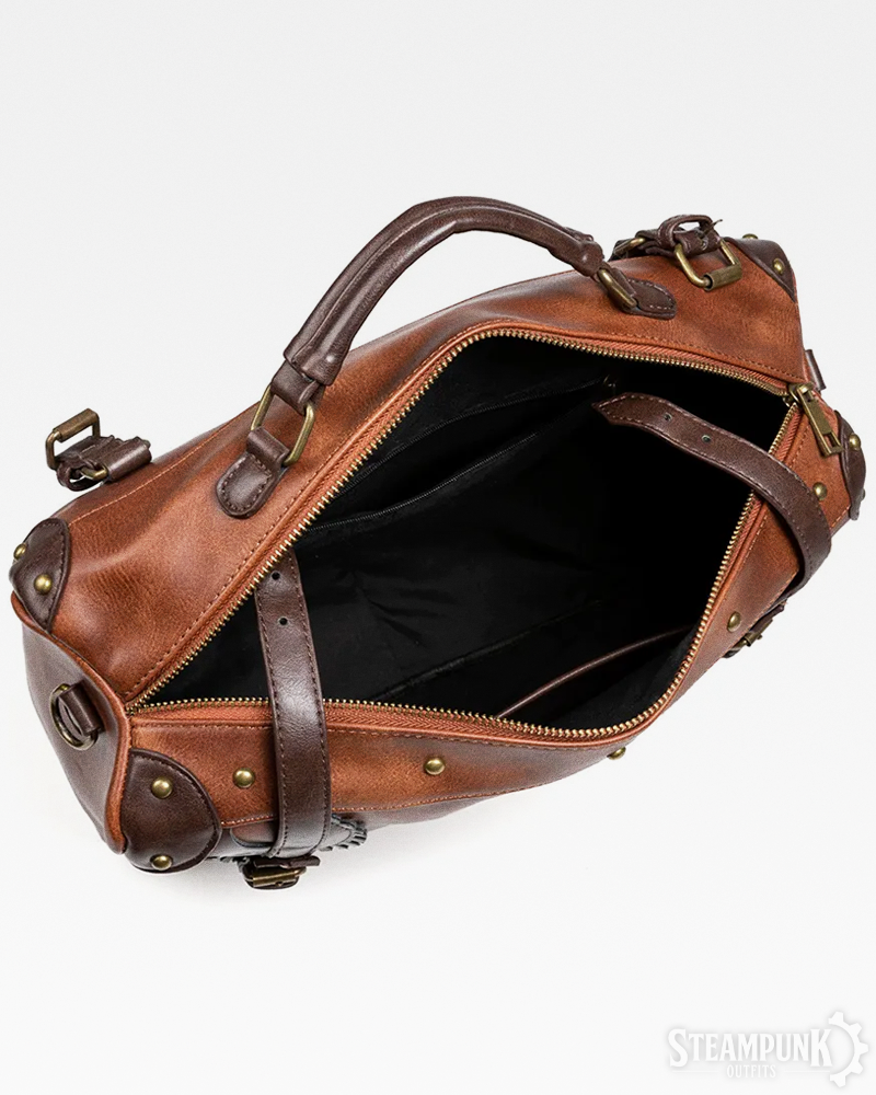 Steampunk Ledertasche