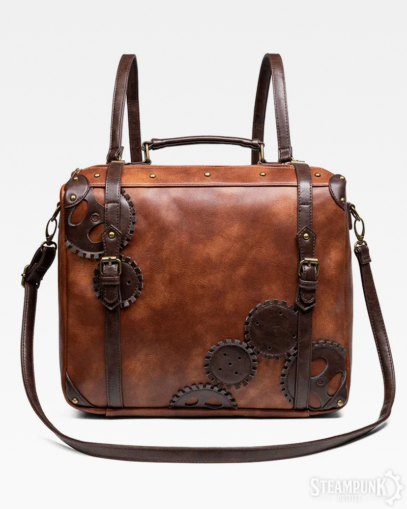 Steampunk Ledertasche