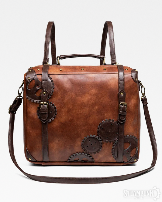 Steampunk Ledertasche