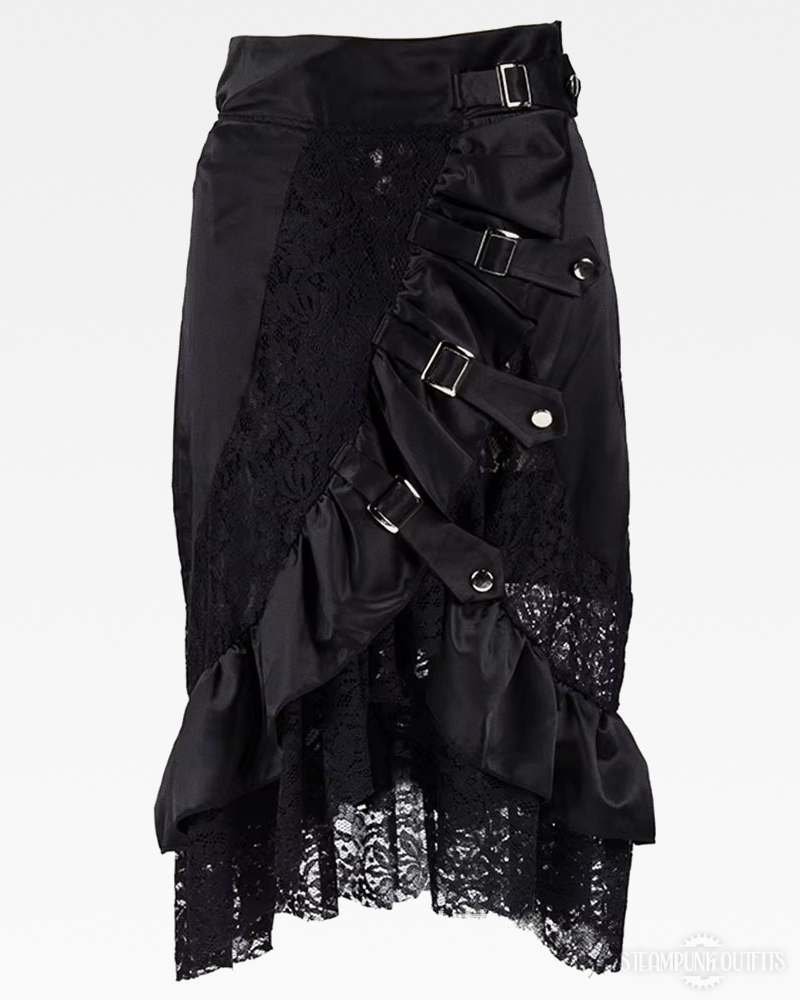 Steampunk Rock mit Schnallen