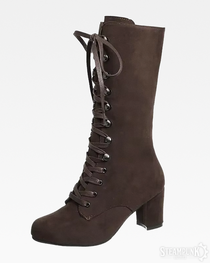 Steampunk Schnürstiefel