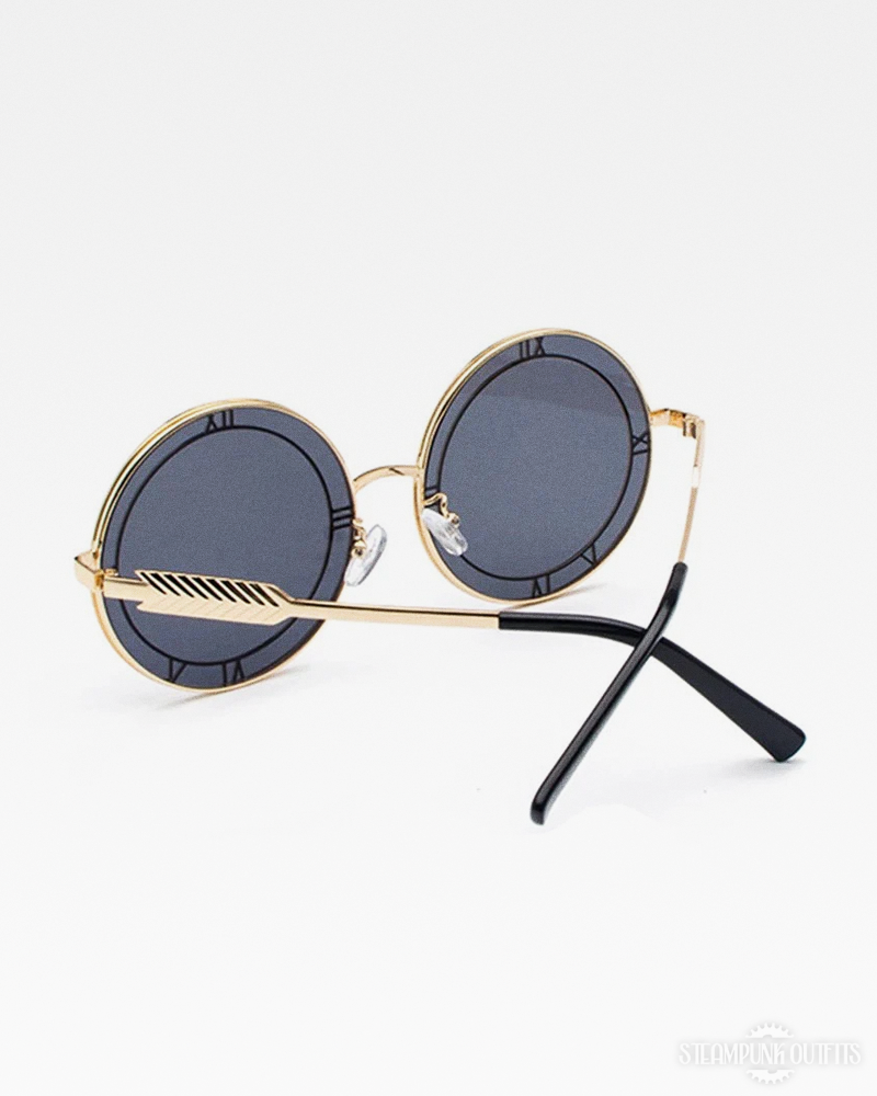 Steampunk Sonnenbrille mit römischen Zahlen