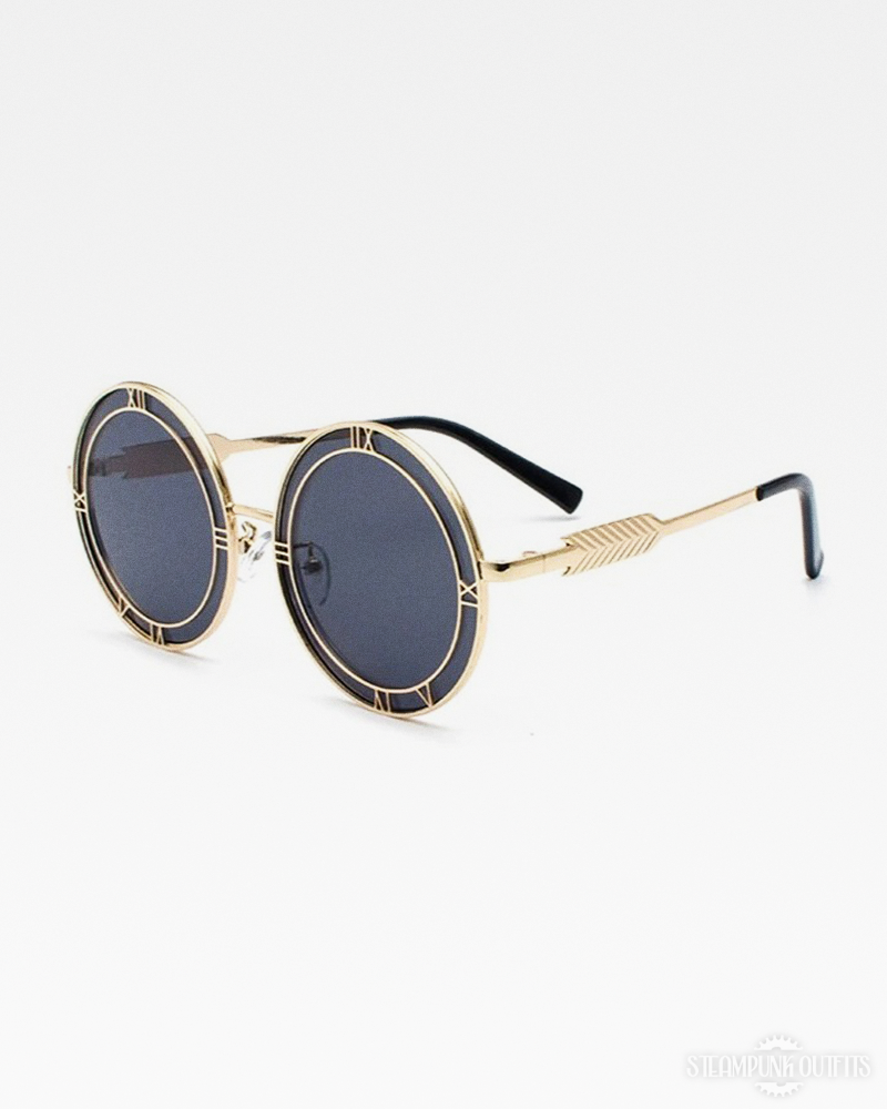 Steampunk Sonnenbrille mit römischen Zahlen