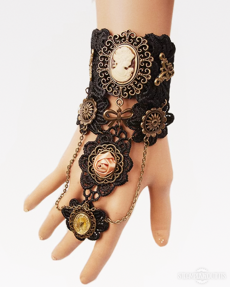 Steampunk Spitzenarmband