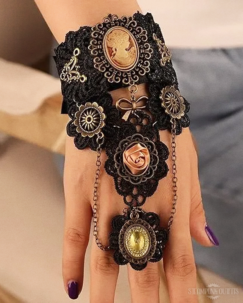Steampunk Spitzenarmband