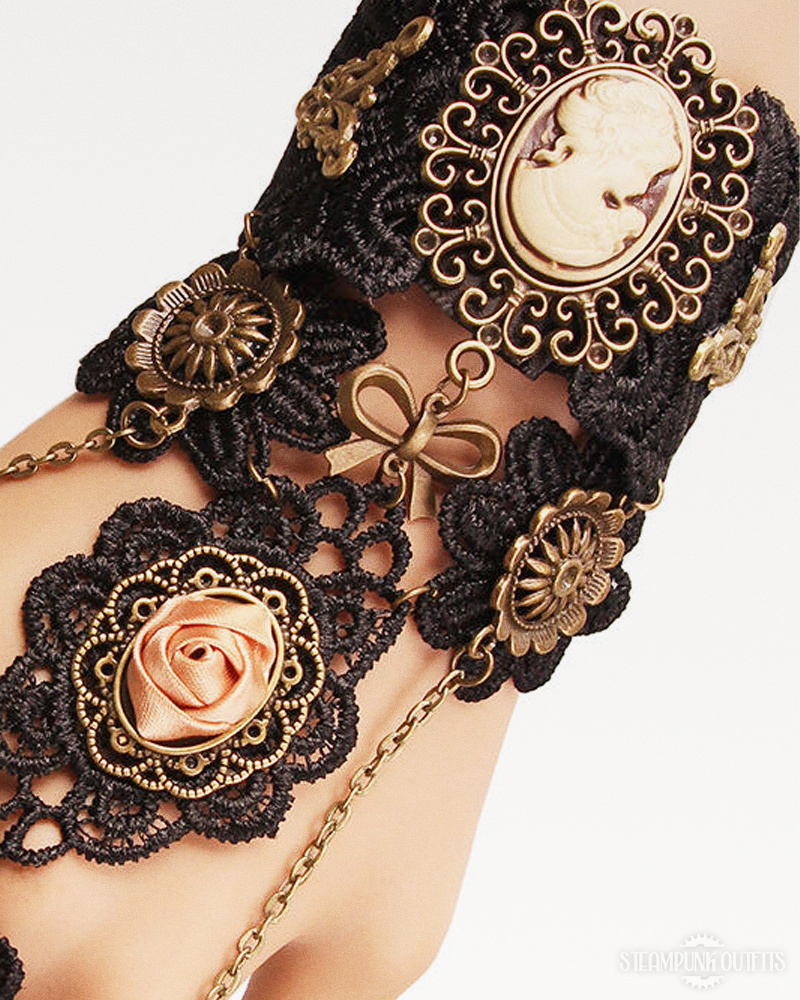 Steampunk Spitzenarmband