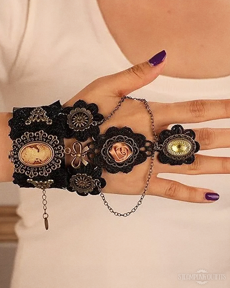 Steampunk Spitzenarmband