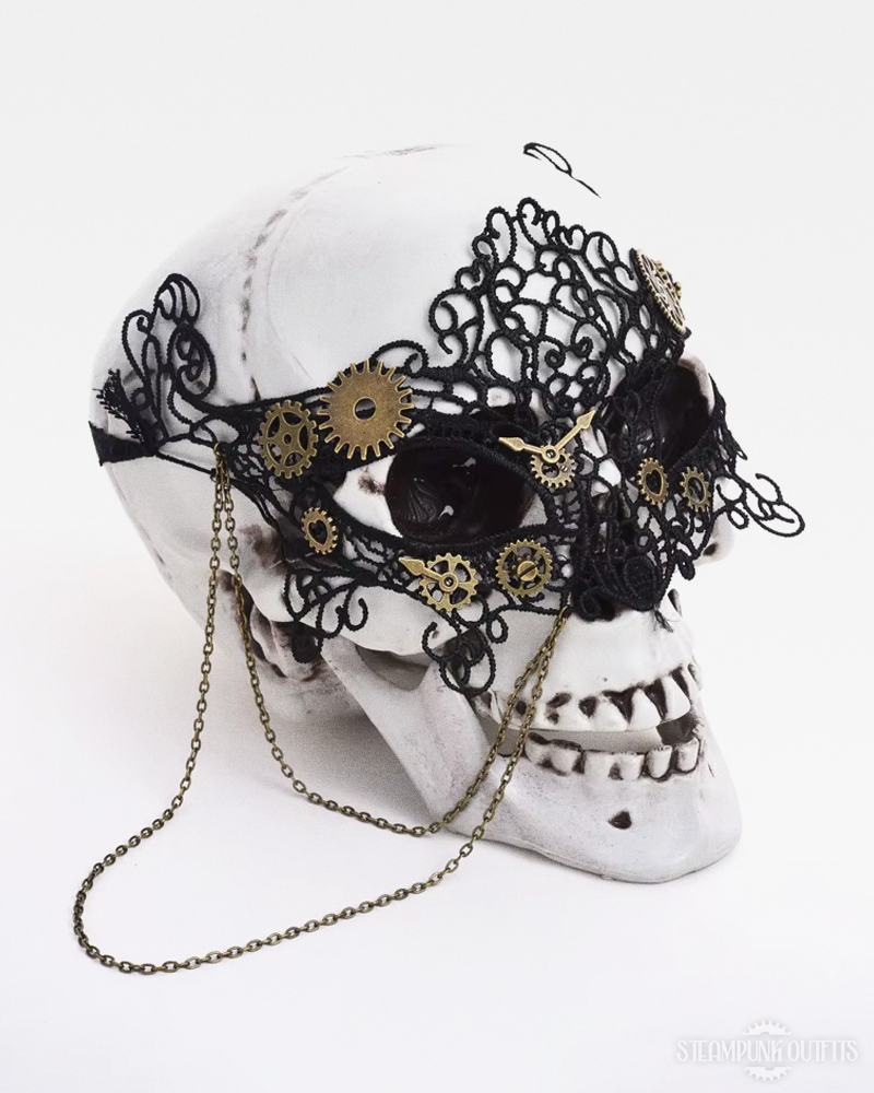 Steampunk Spitzenmaske