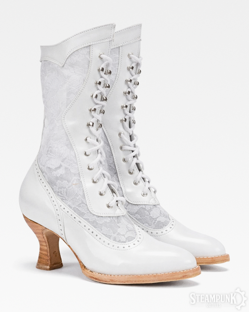 Steampunk Stiefel mit Spitze