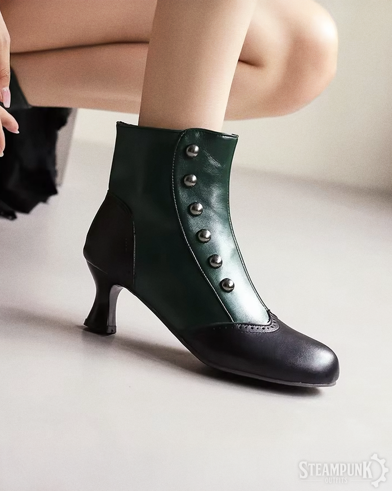Steampunk Stiefeletten Damen