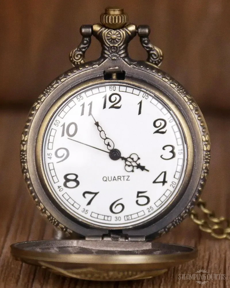 Steampunk Taschenuhr mit Kette